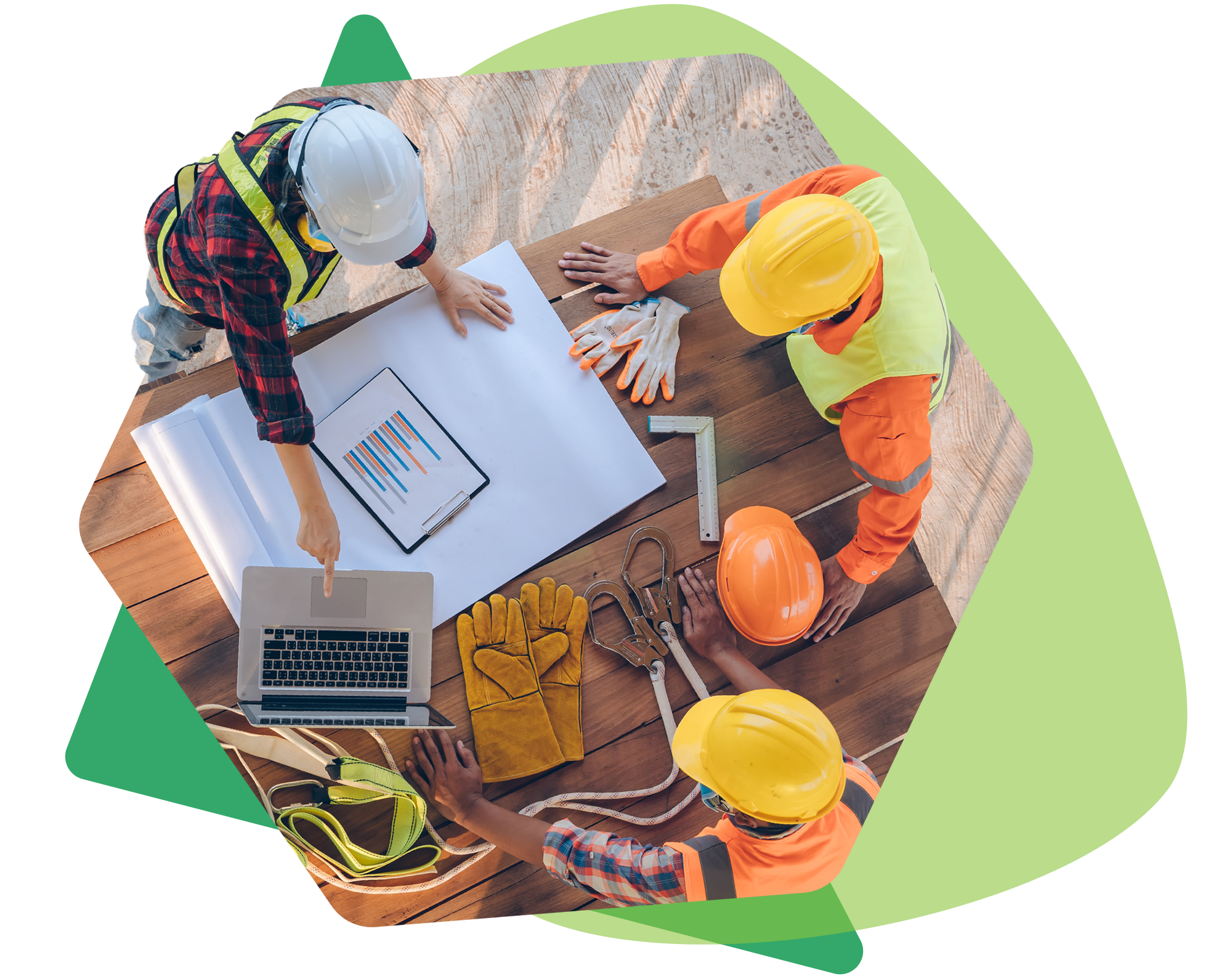 electrical contractors looking at an estimate